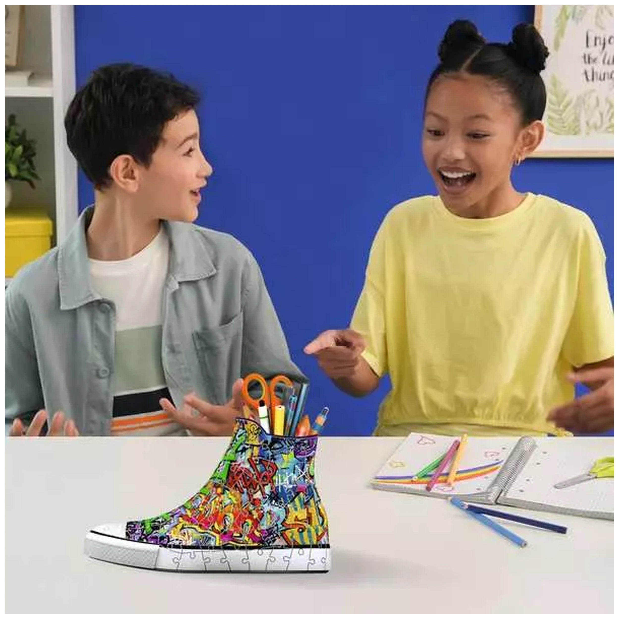 Ravensburger - 3D-Puzzle-Sneaker-Skyline-Action-Toy-Figures