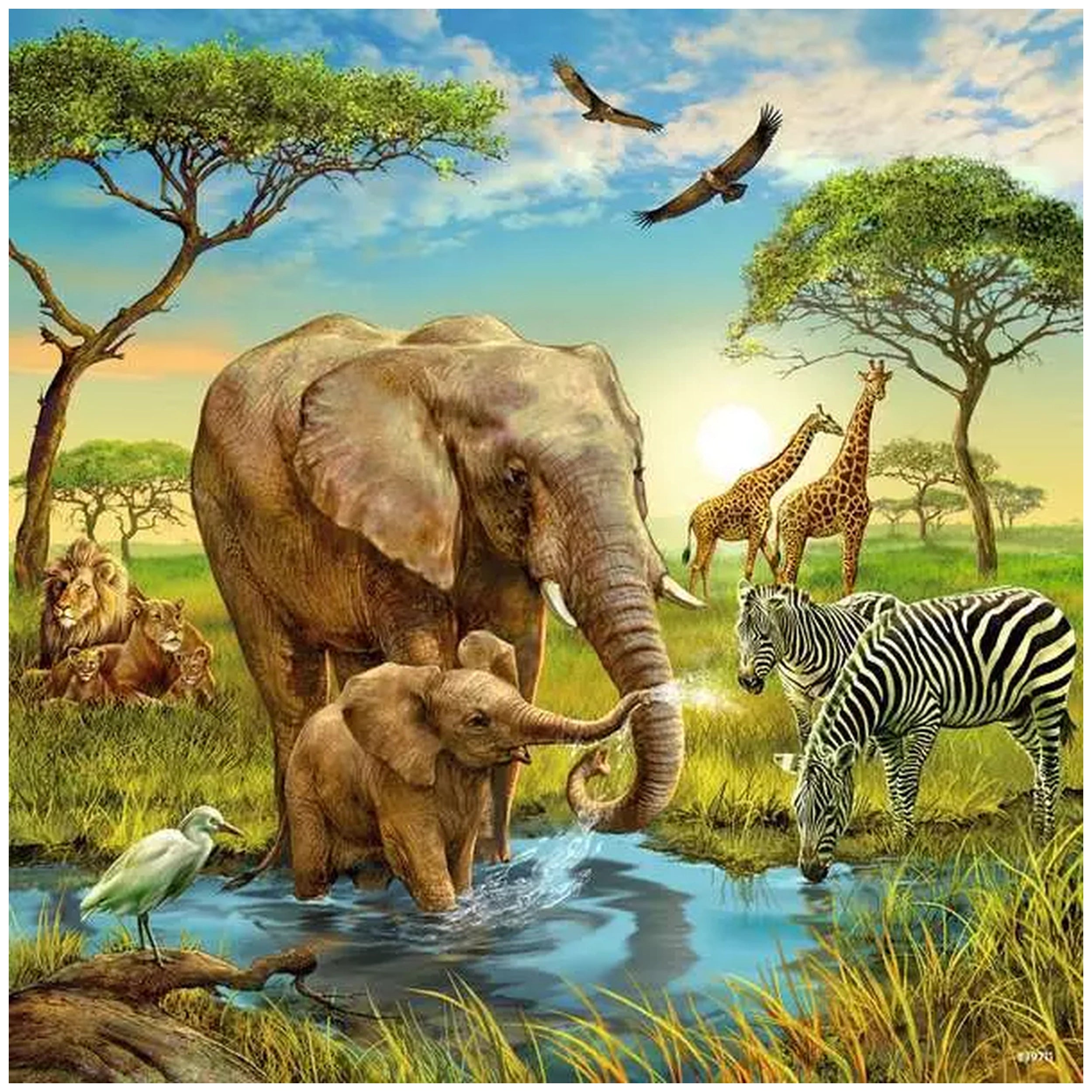 Ravensburger - Animals Of The Earth - 3x49 Pieces - Puzzles