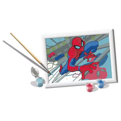 Ravensburger - Knutselspullen - CreArt Spider-Man Schilderkit - 7 Jaar - Creatieve ontwikkeling
