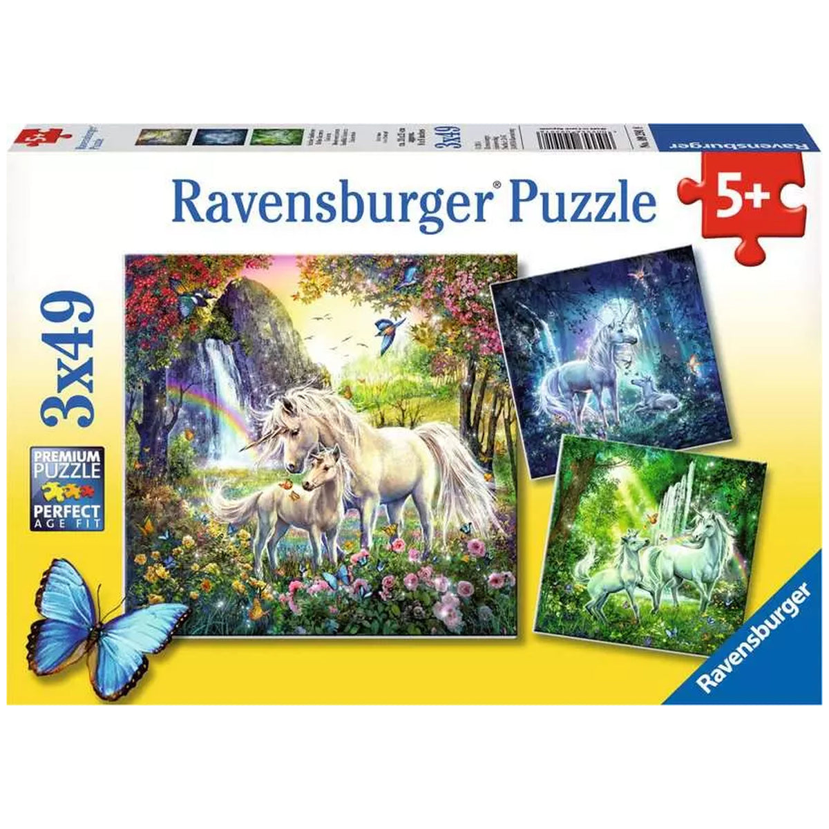 Ravensburger - Mooie Eenhoorns - 3x49 Stukken - Puzzels