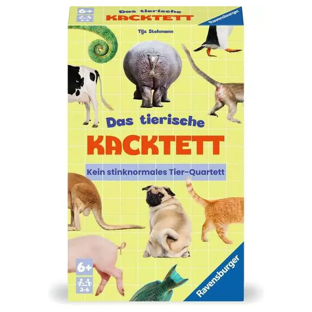 Ravensburger - Board Games - Das tierische Kacktett - Educational Play - 6+