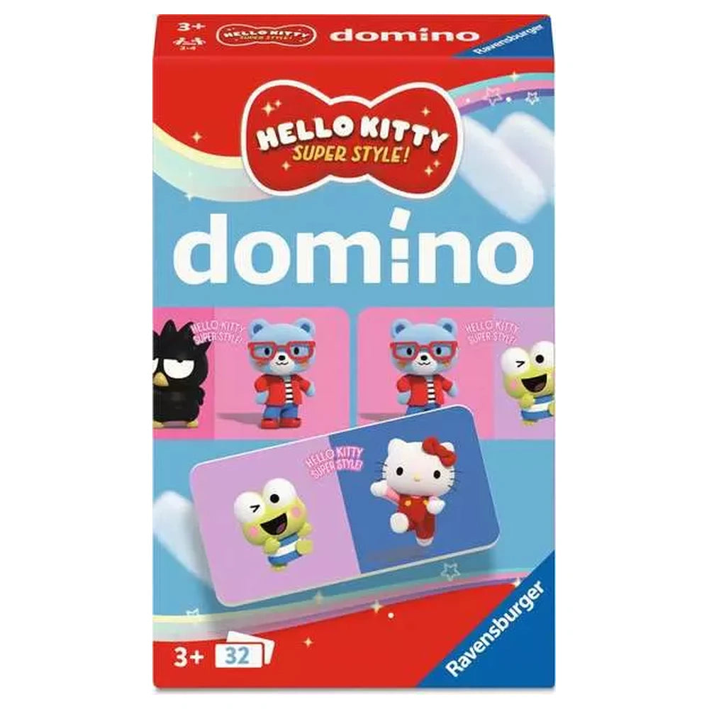 Ravensburger - Bordspellen - Hello Kitty Domino - Reis spel - 3 Jaar - Educatief