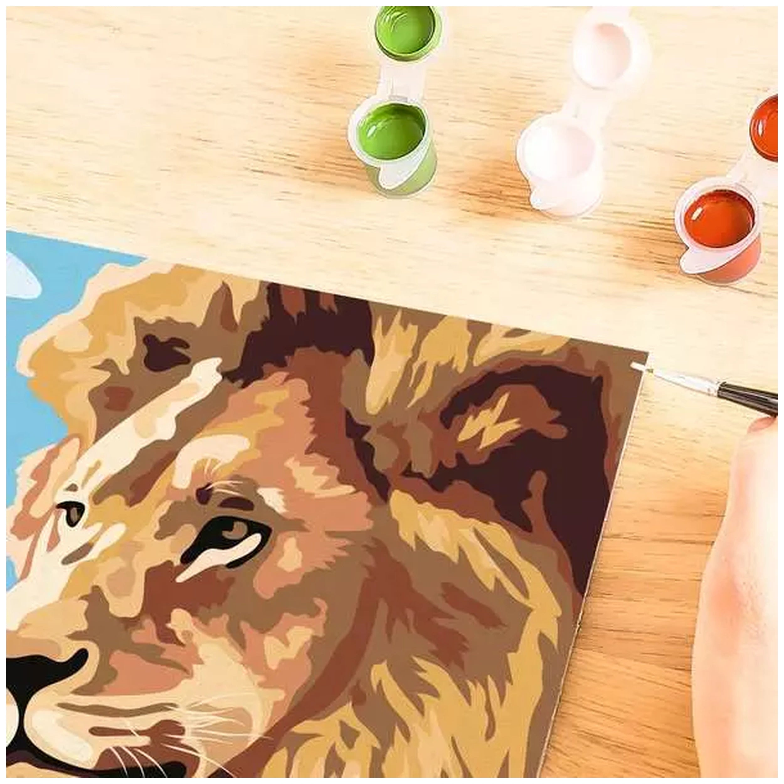 Ravensburger - CreArt Dieren Leeuw met Baby - Kunst & Ambachten