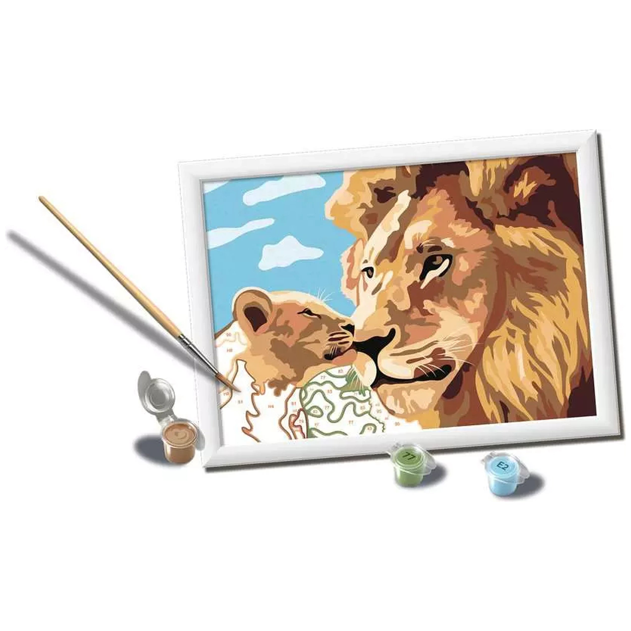 Ravensburger - CreArt Dieren Leeuw met Baby - Kunst & Ambachten