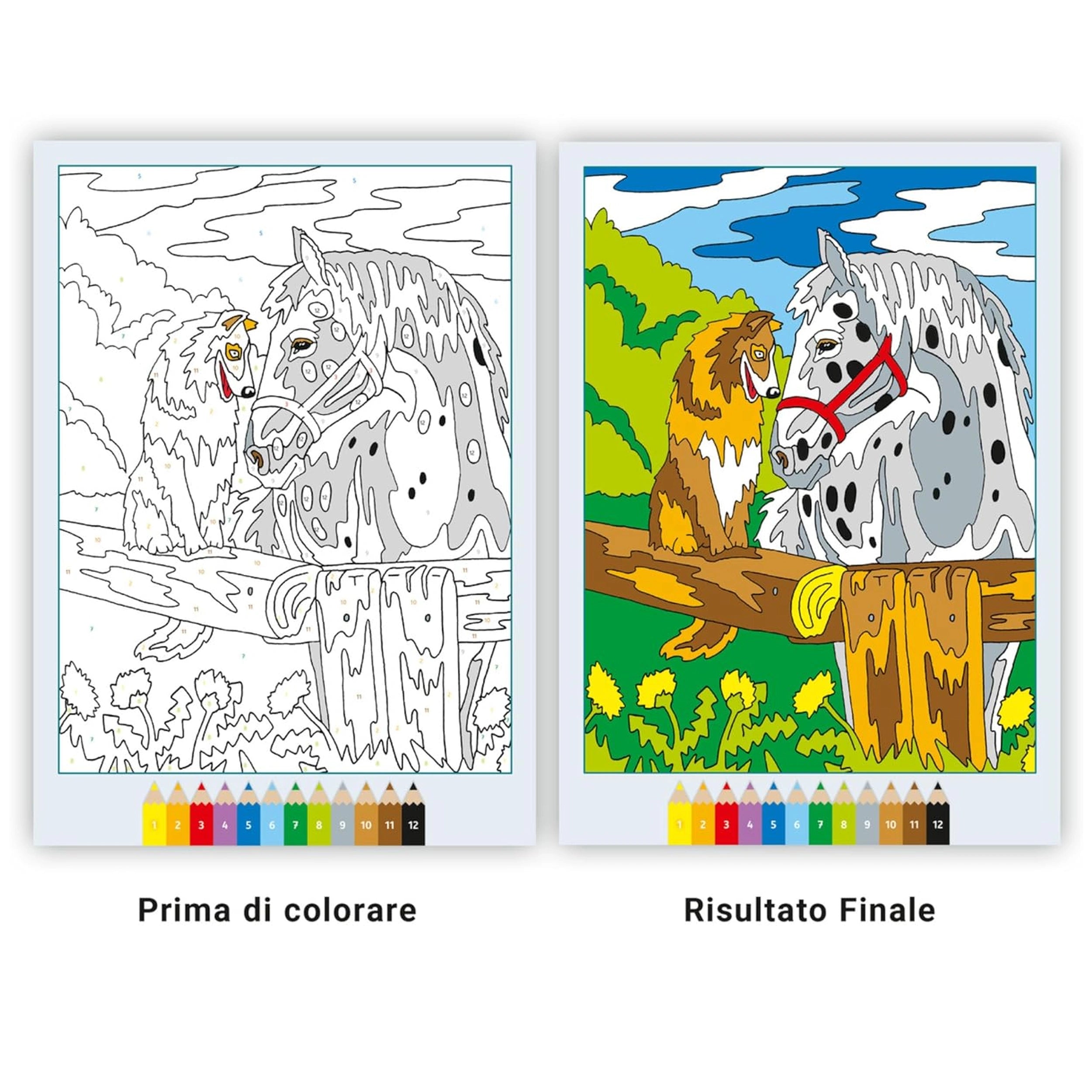 Ravensburger - CreArt-Creatief-Kleurboek-Paarden-Kunst-en-Handwerk
