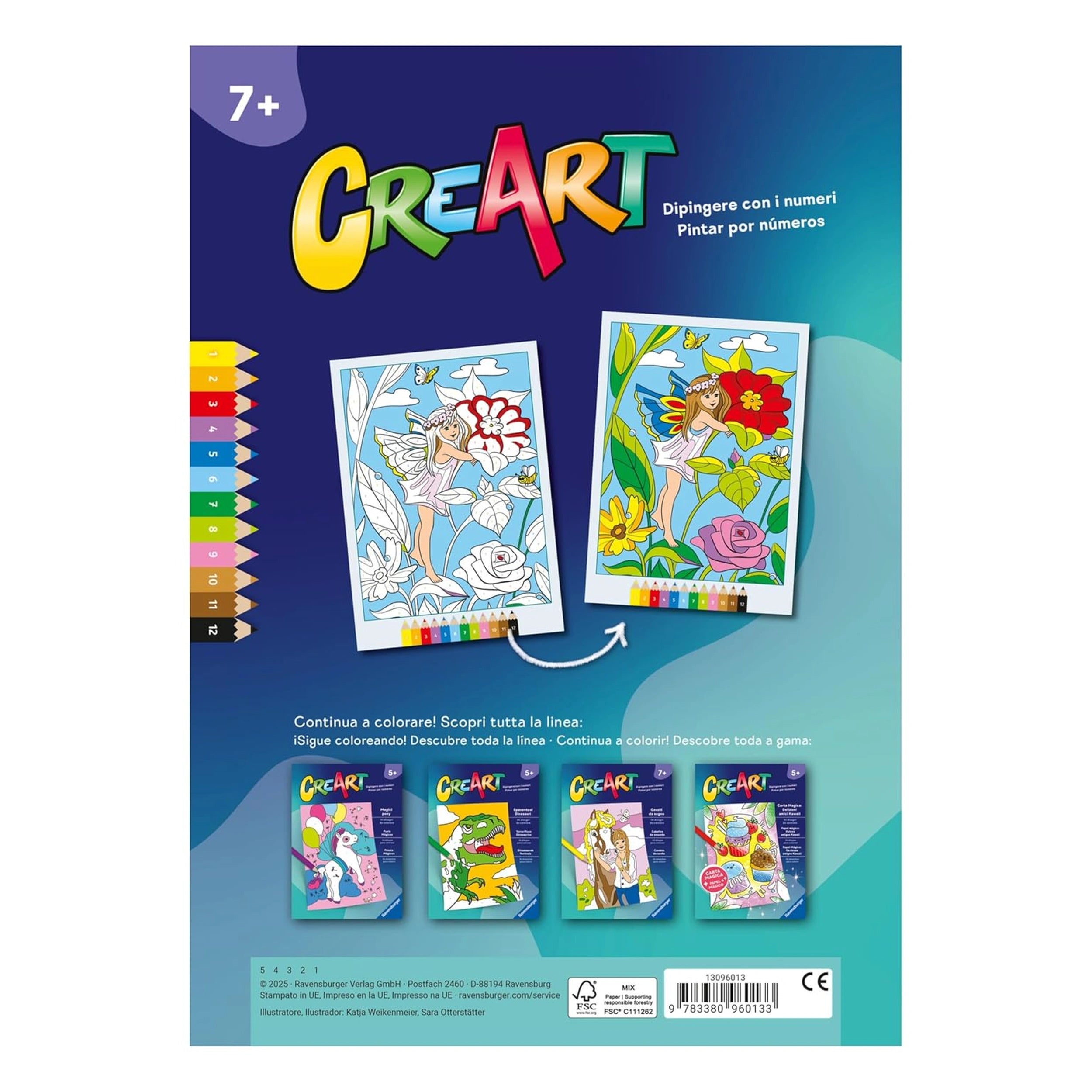 Ravensburger - CreArt-Creatief-Kleurboek-Paarden-Kunst-en-Handwerk