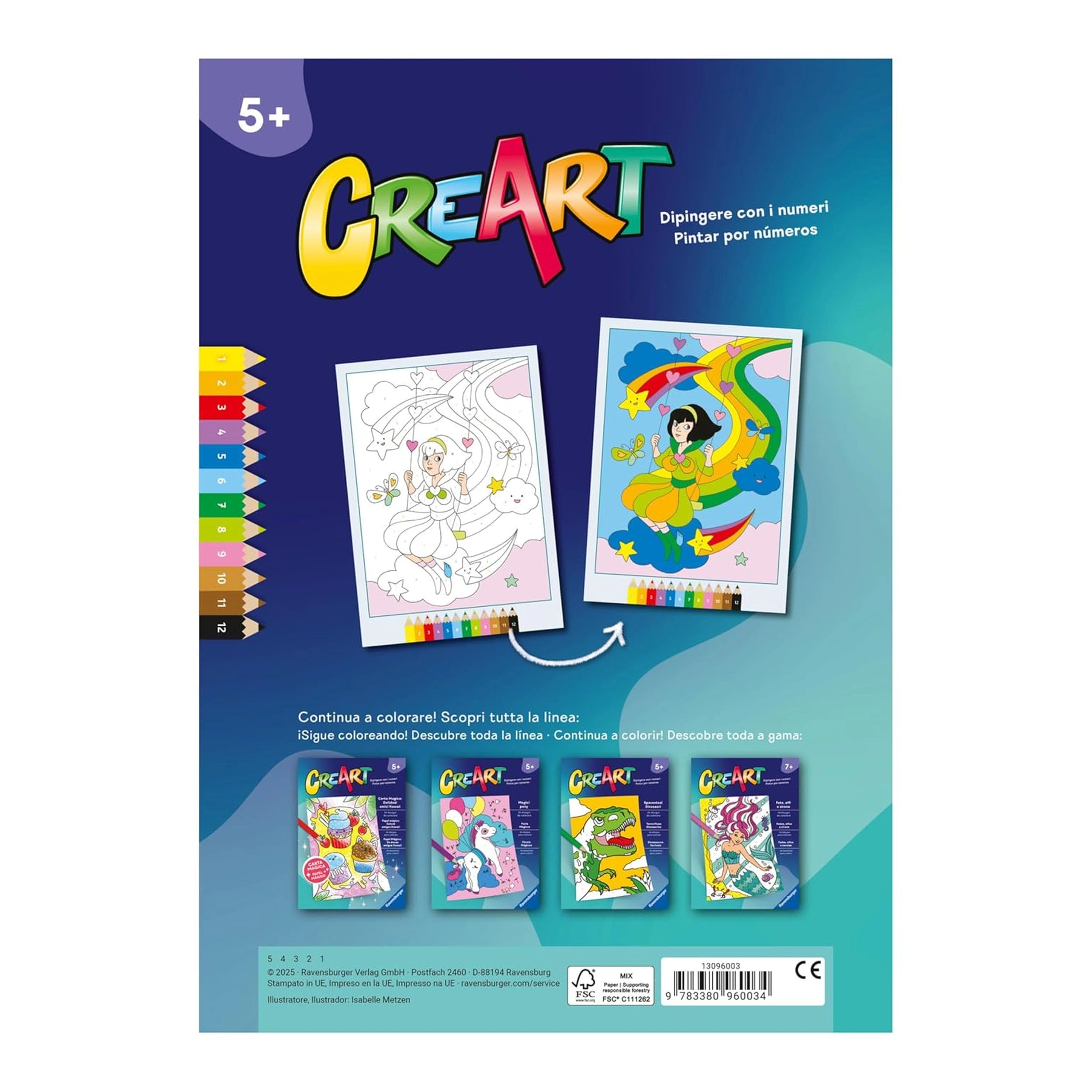 Ravensburger - CreArt-Creatief-Kleurboek-Magisch-Regenboogland-Kunst-en-Handwerk