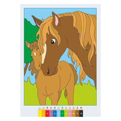 Ravensburger - CreArt-Creatief-Kleurboek-Zoete-Paarden-Kunst-En-Handwerk