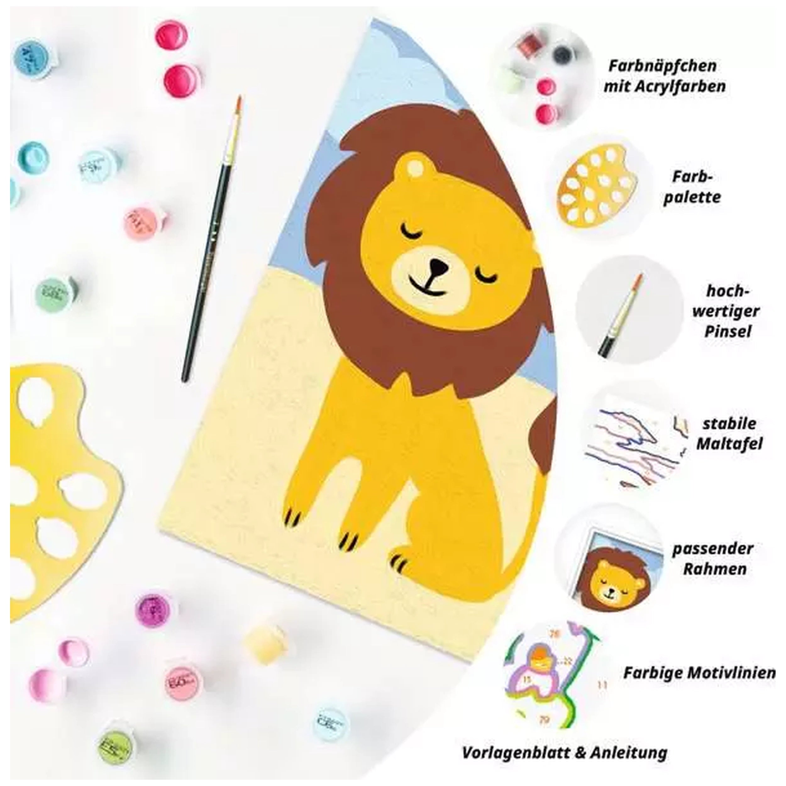 Ravensburger - CreArt Wilde Dieren Leeuw - Kunst en Ambachten
