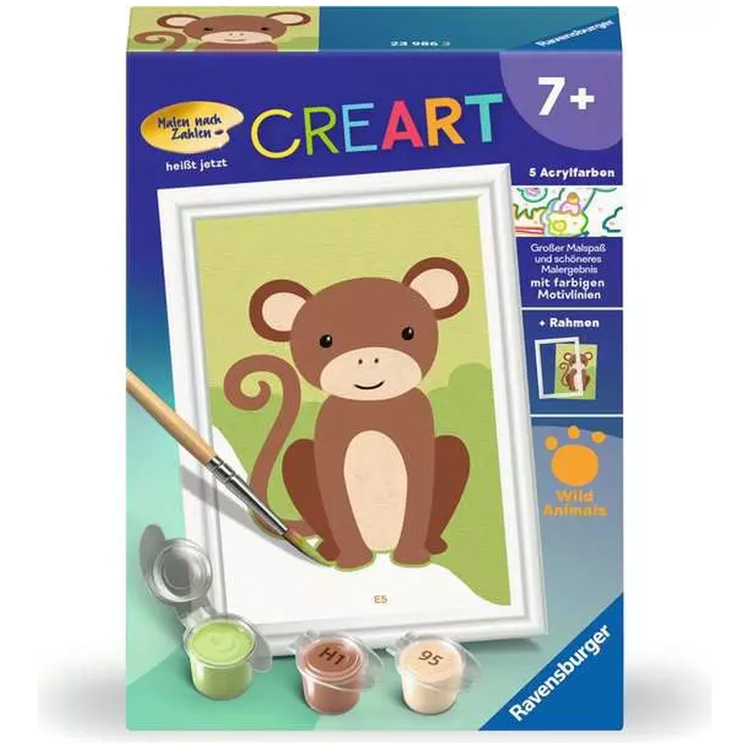 Ravensburger - CreArt Wilde Dieren Aap - Kunst & Ambachten