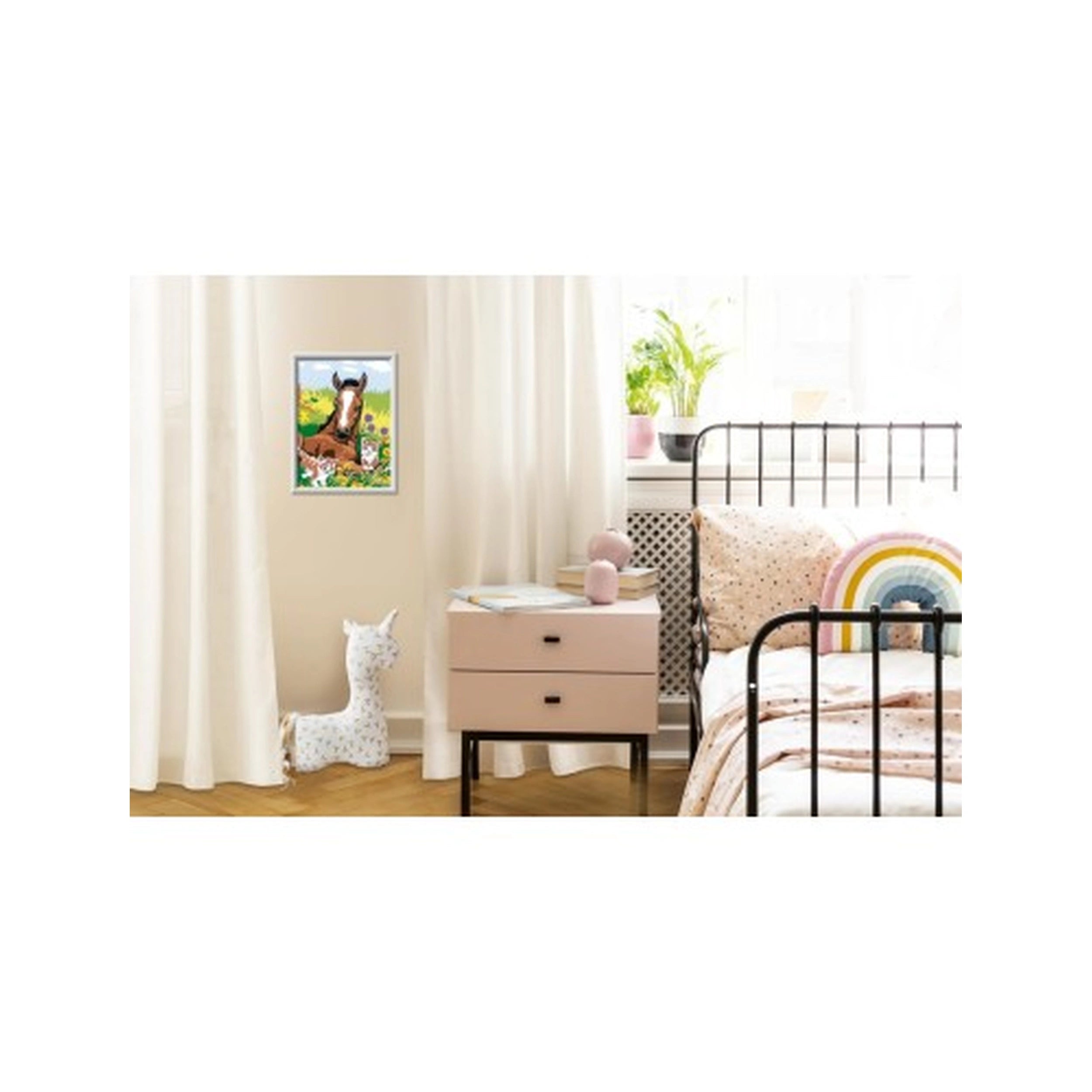 Ravensburger - Creart Foal With Kittens - Painting By Numbers - Arts & Crafts