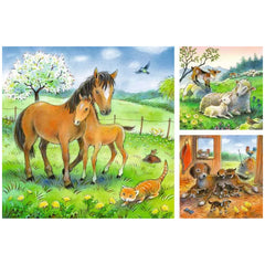 Ravensburger - Knuffeltijd - 3x49 Stukken - Puzzels