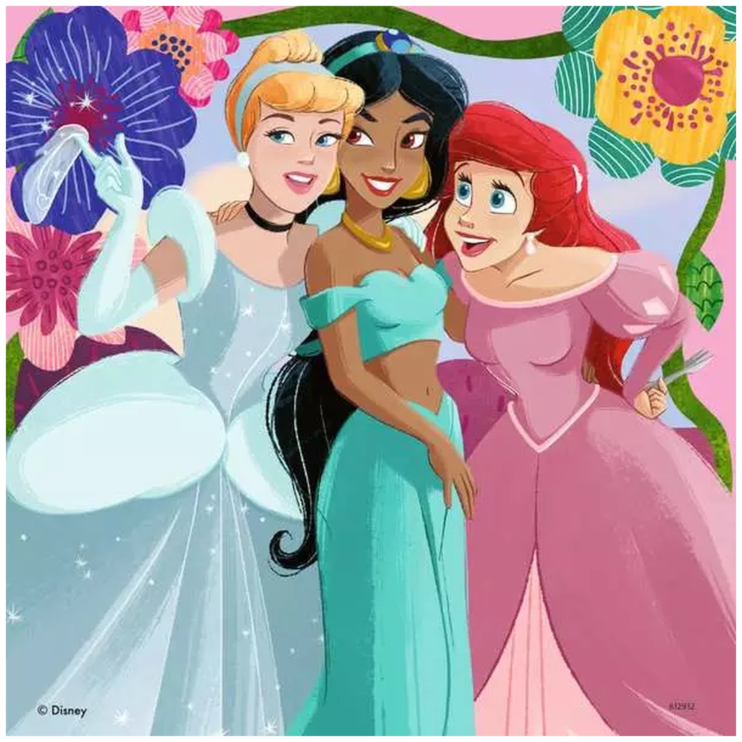 Ravensburger - Disney Princess - Meisjeskracht - 3x49 Stukken - Puzzels