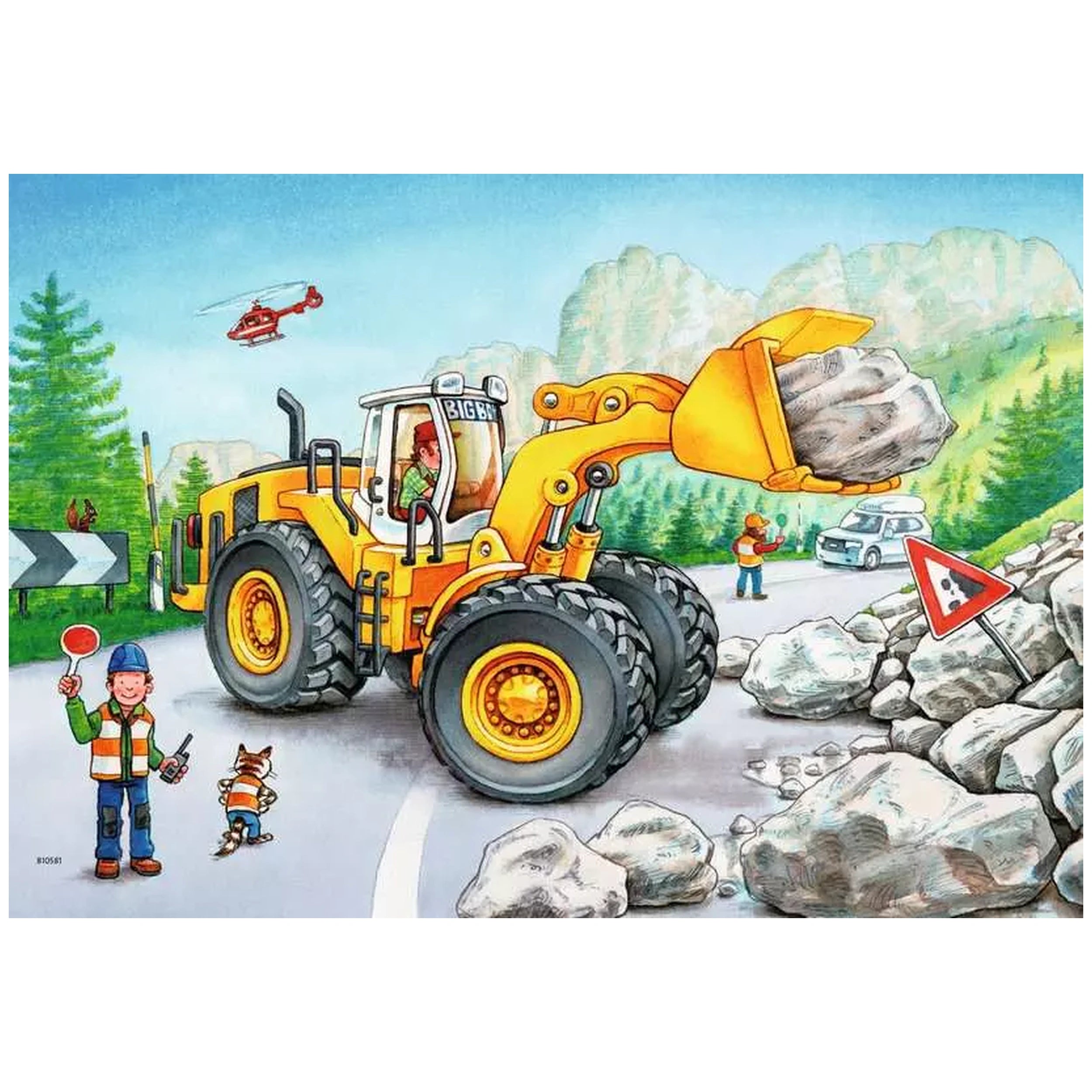 Ravensburger - Graafmachine en Bostractor - 2x24 Stukken - Puzzels