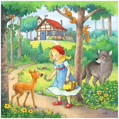 Ravensburger - Sprookjes - Rapunzel Roodkapje & De Kikkerprins - 3x49 Stukken - Puzzels