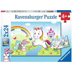 Ravensburger - Fairytale Unicorn - 2x24 Pieces - Puzzles