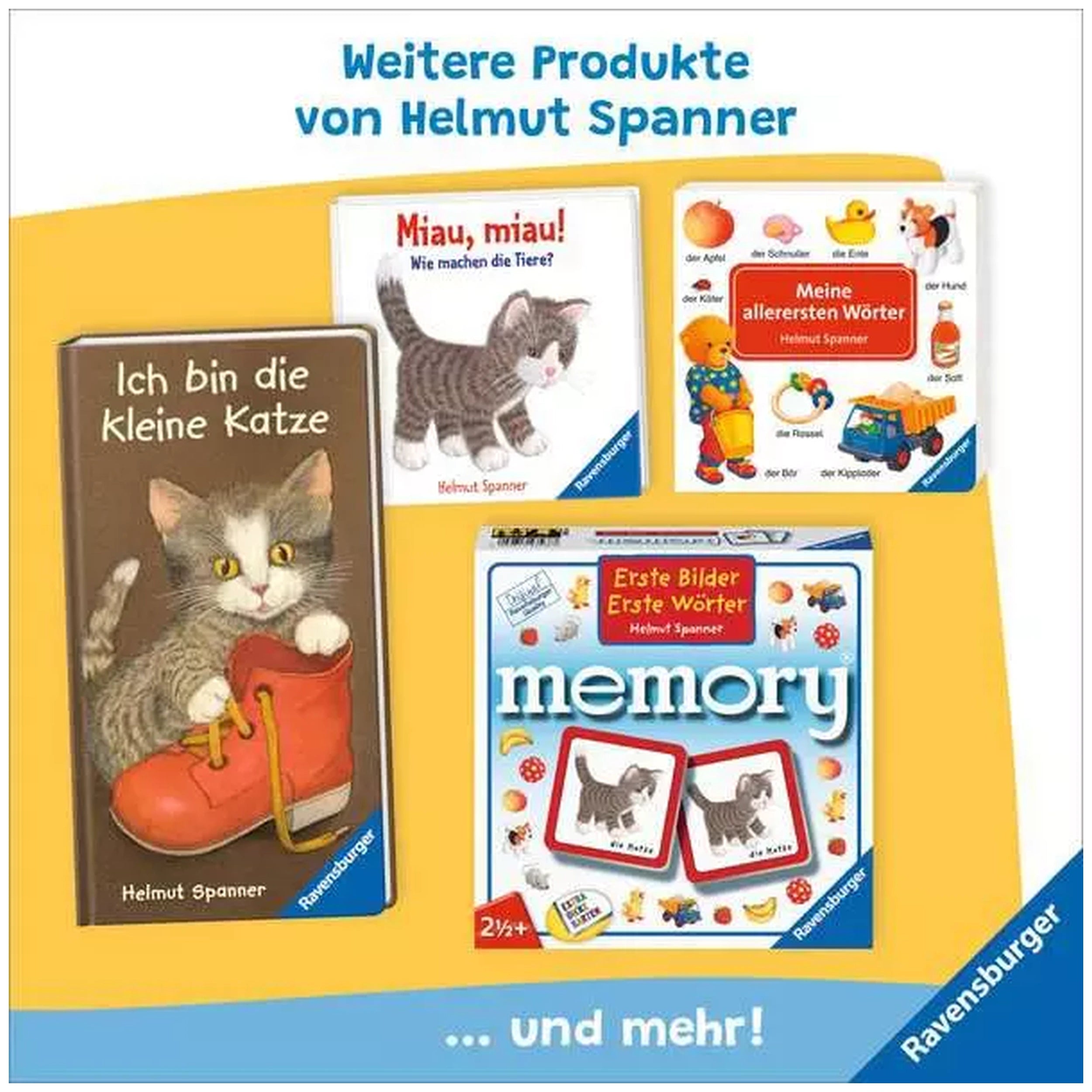 Ravensburger - First Pictures - First Words Memory - Board Game - German Edition