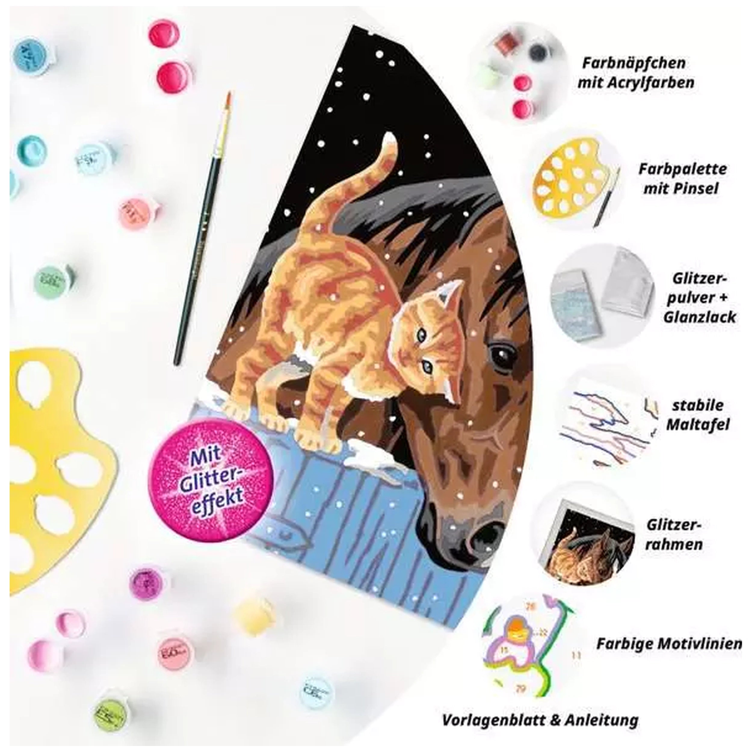 Ravensburger - Foal With Kittens - Arts & Crafts