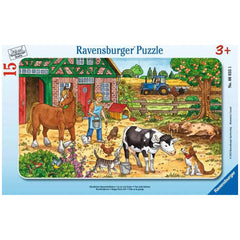 Ravensburger - Gelukkige Boerderij Leven - 15 Stukken - Puzzels