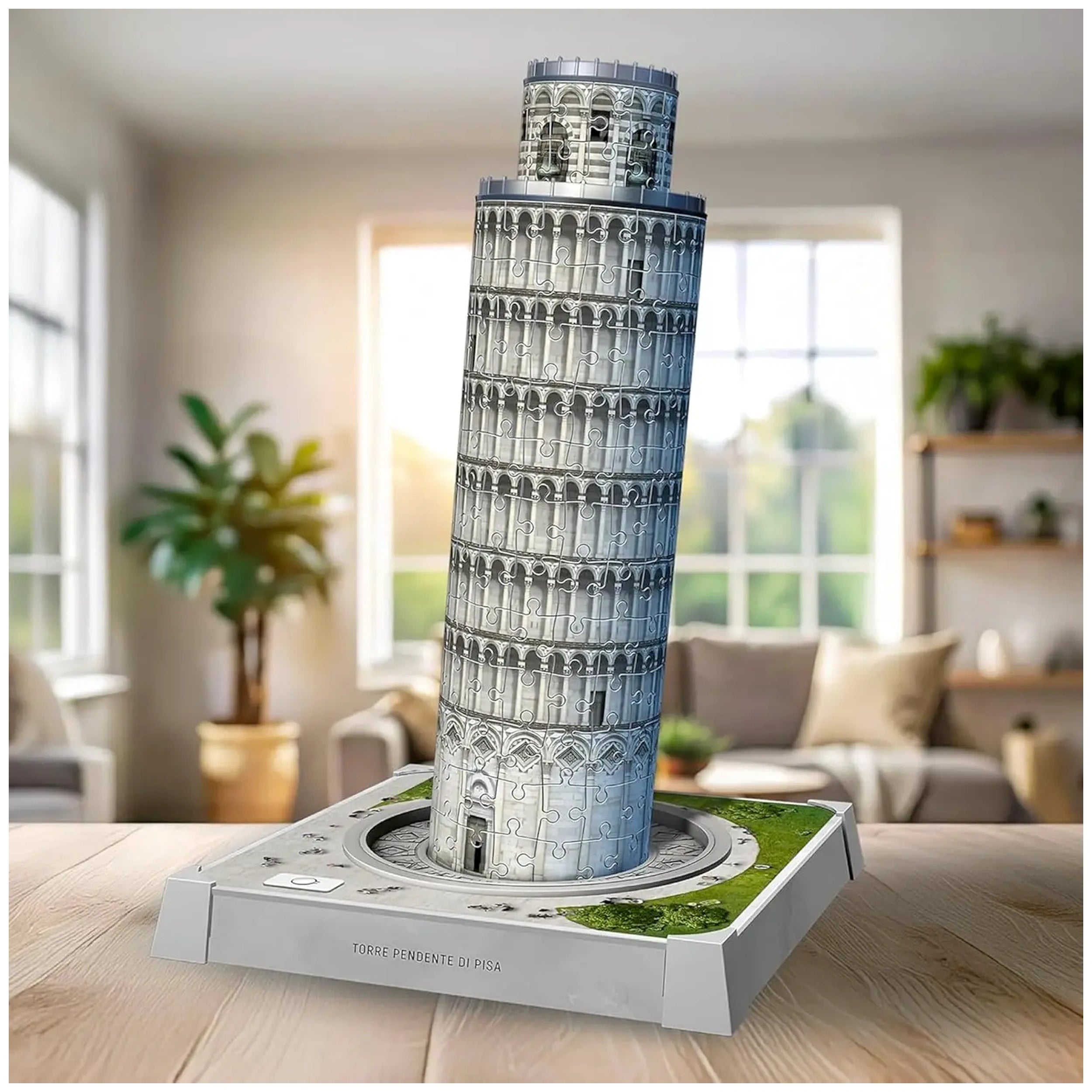 Ravensburger - Iconics 3D Puzzel Scheve Toren van Pisa LED Editie 231 Stuks - Puzzels