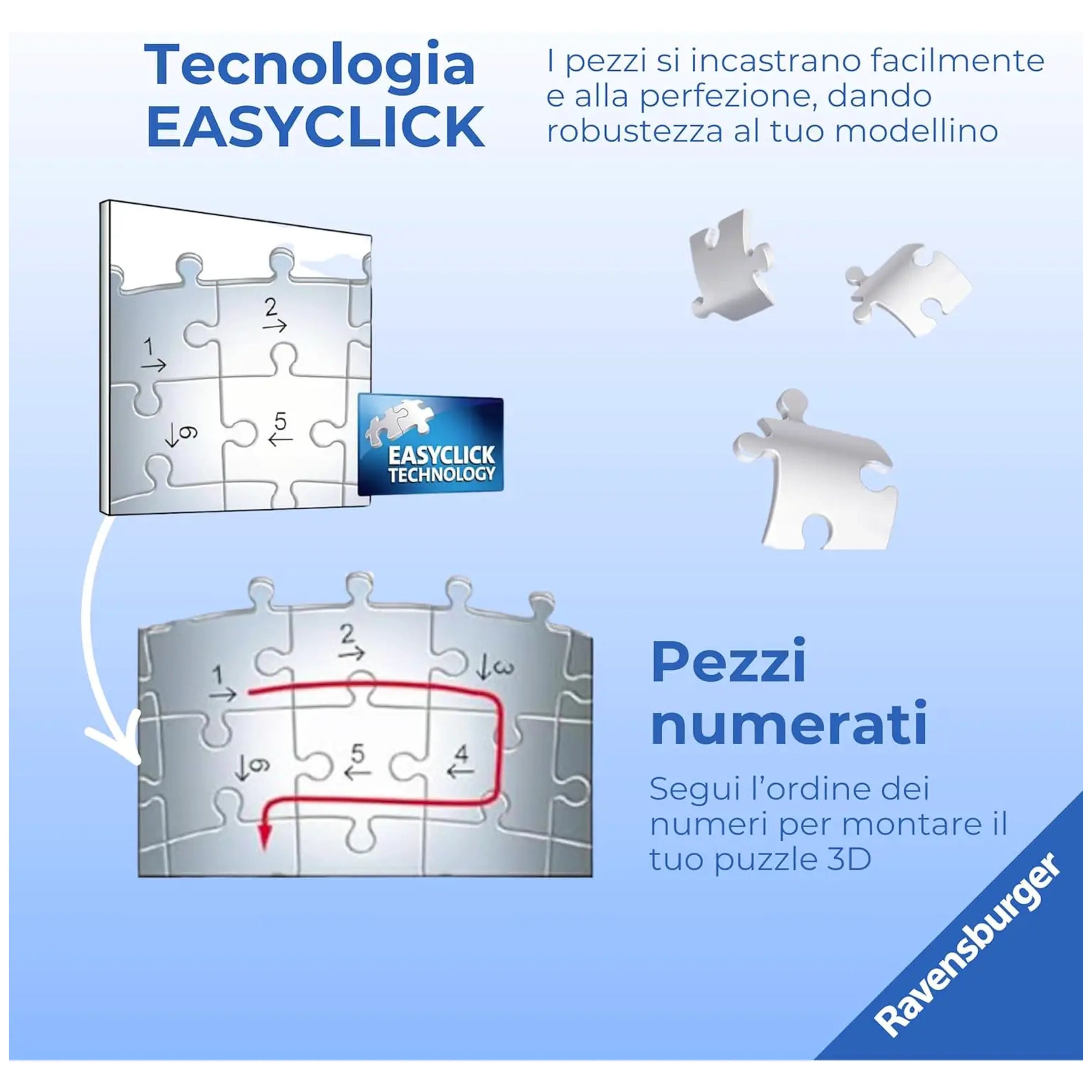 Ravensburger - Iconics 3D Puzzel Scheve Toren van Pisa LED Editie 231 Stuks - Puzzels