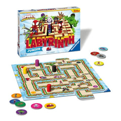 Ravensburger - Labyrinth Junior Spidey and Friends Board Game Age +4 - 81020894