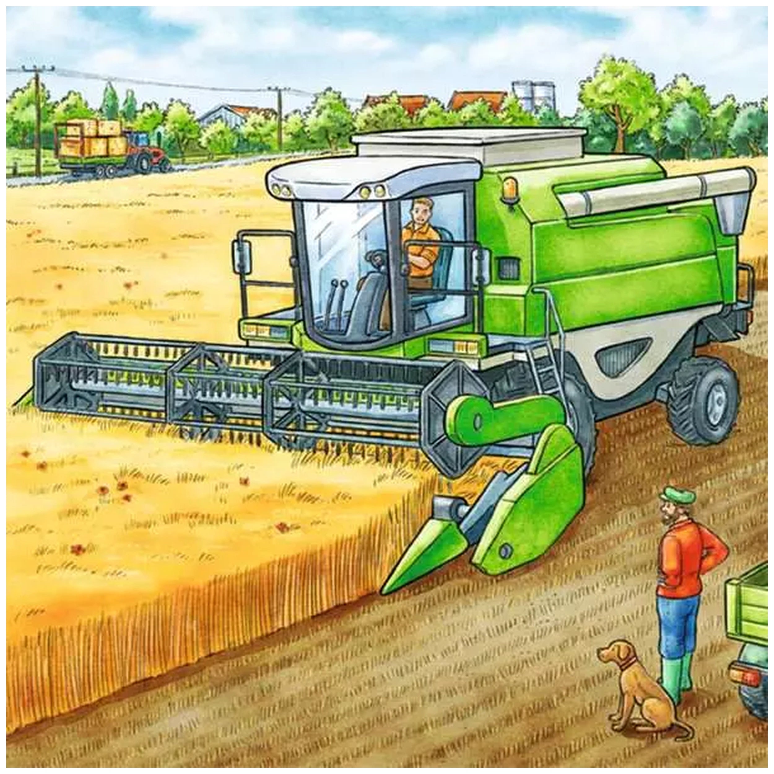 Ravensburger - Large Agricultural Machinery - 3x49 Pieces - Puzzles