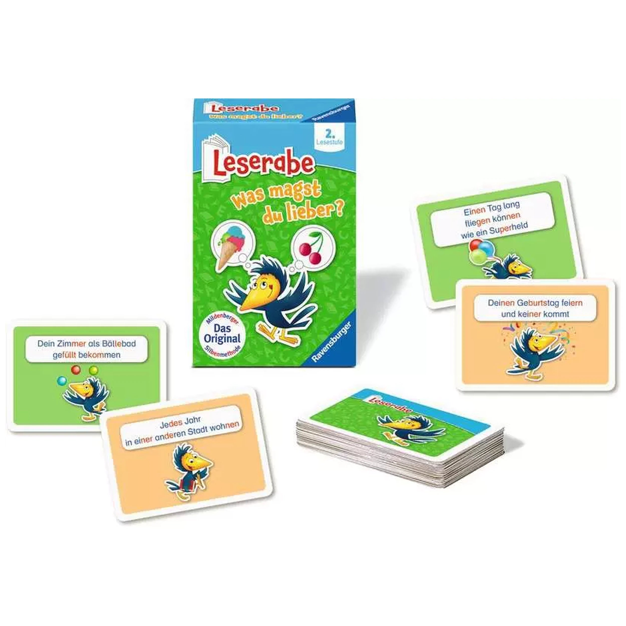 Ravensburger - Leserabe-Wat-mag-je-liever-Card-Game