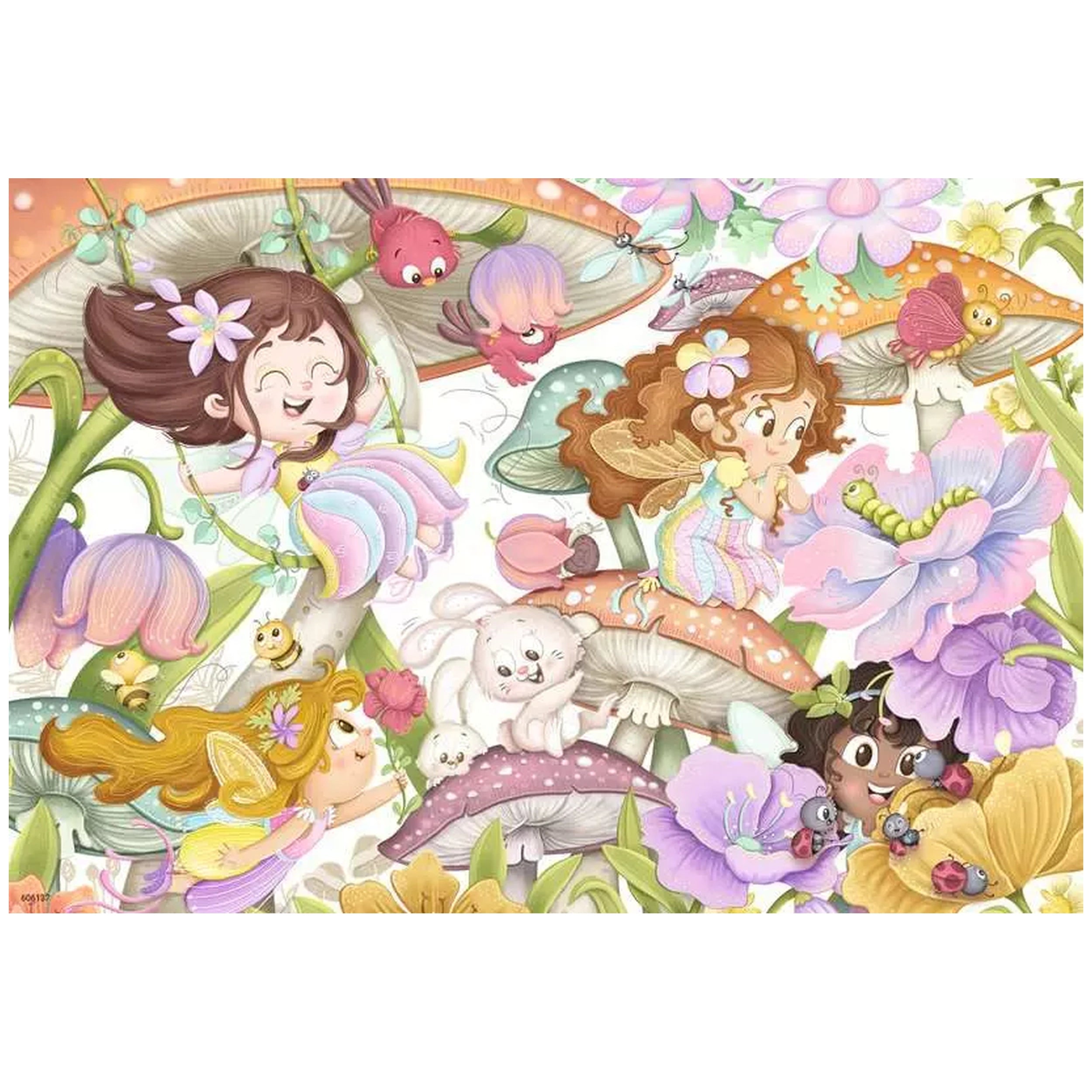 Ravensburger - Kleine Feeën en Zeemeerminnen - 2x12 Stukken - Puzzels