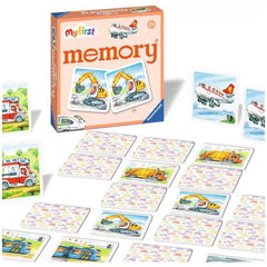 Ravensburger - Mijn Eerste Geheugen Voertuigen - Kaartspel - Meertalige Instructies