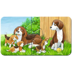 Ravensburger - Mijn Eerste Puzzels - Dierfamilies Op De Boerderij - 2X9 Stukken - Puzzels