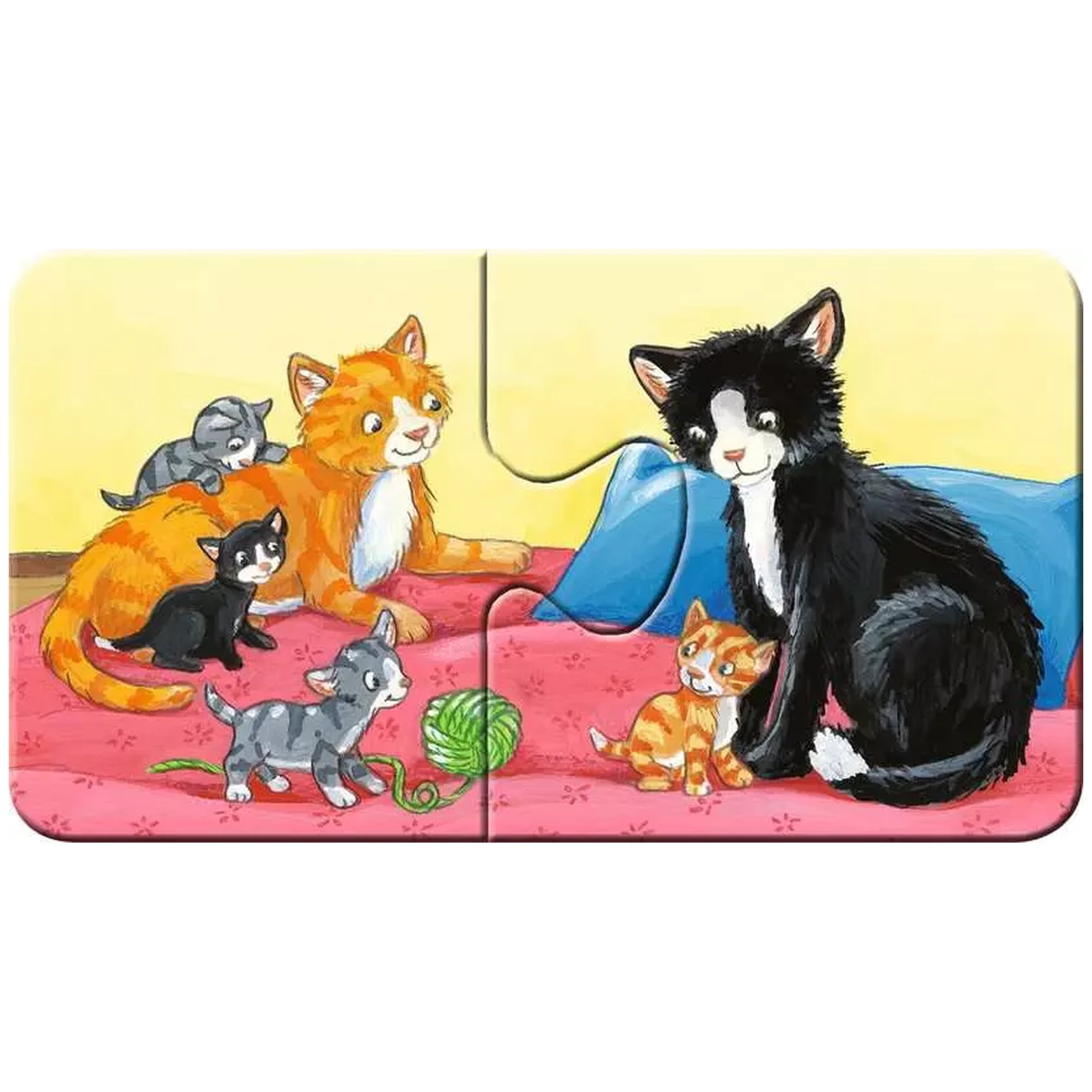 Ravensburger - Mijn Eerste Puzzels - Dierfamilies Op De Boerderij - 2X9 Stukken - Puzzels