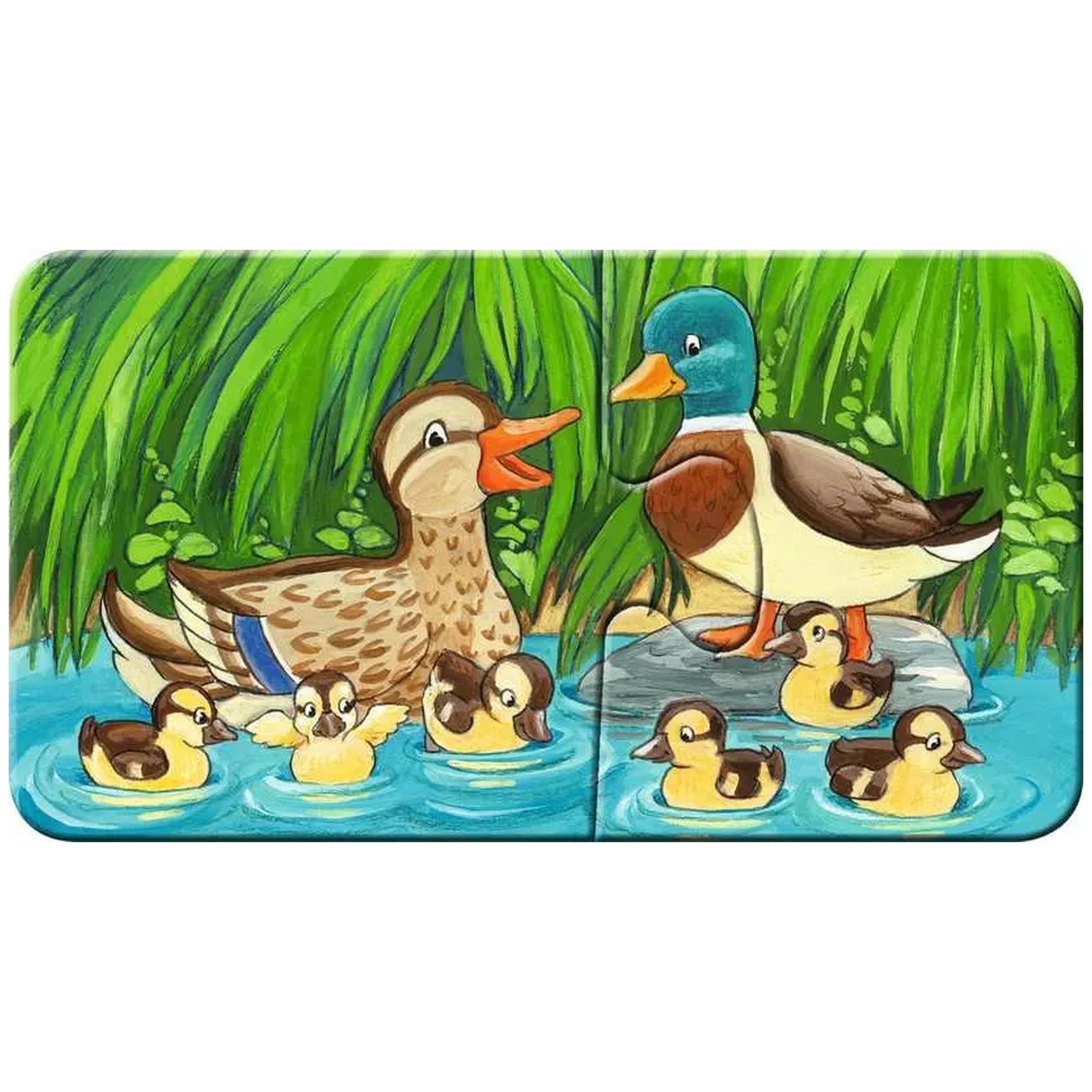 Ravensburger - Mijn Eerste Puzzels - Dierfamilies Op De Boerderij - 2X9 Stukken - Puzzels