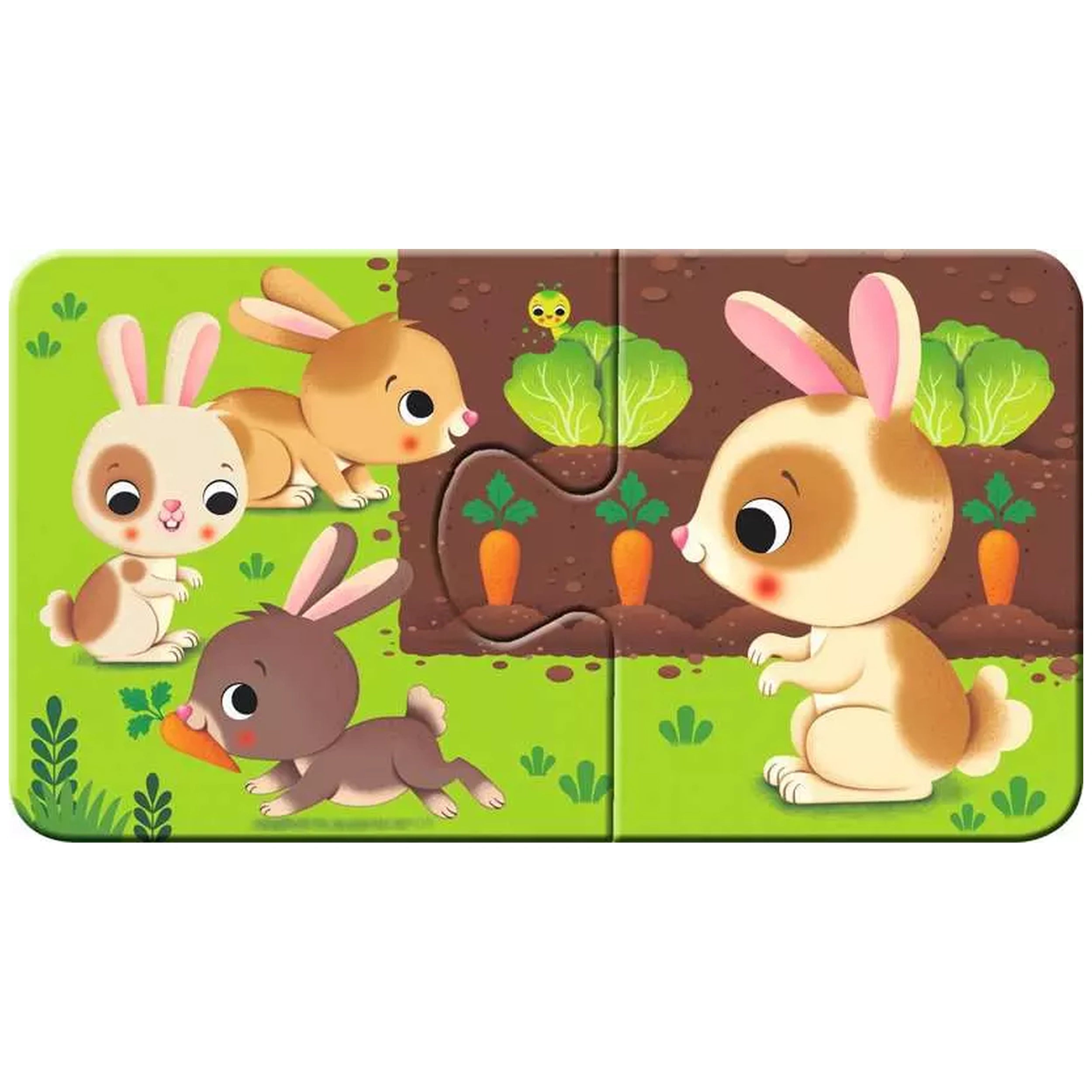 Ravensburger - Mijn Eerste Puzzel - Dieren Bij Hun Kleintjes