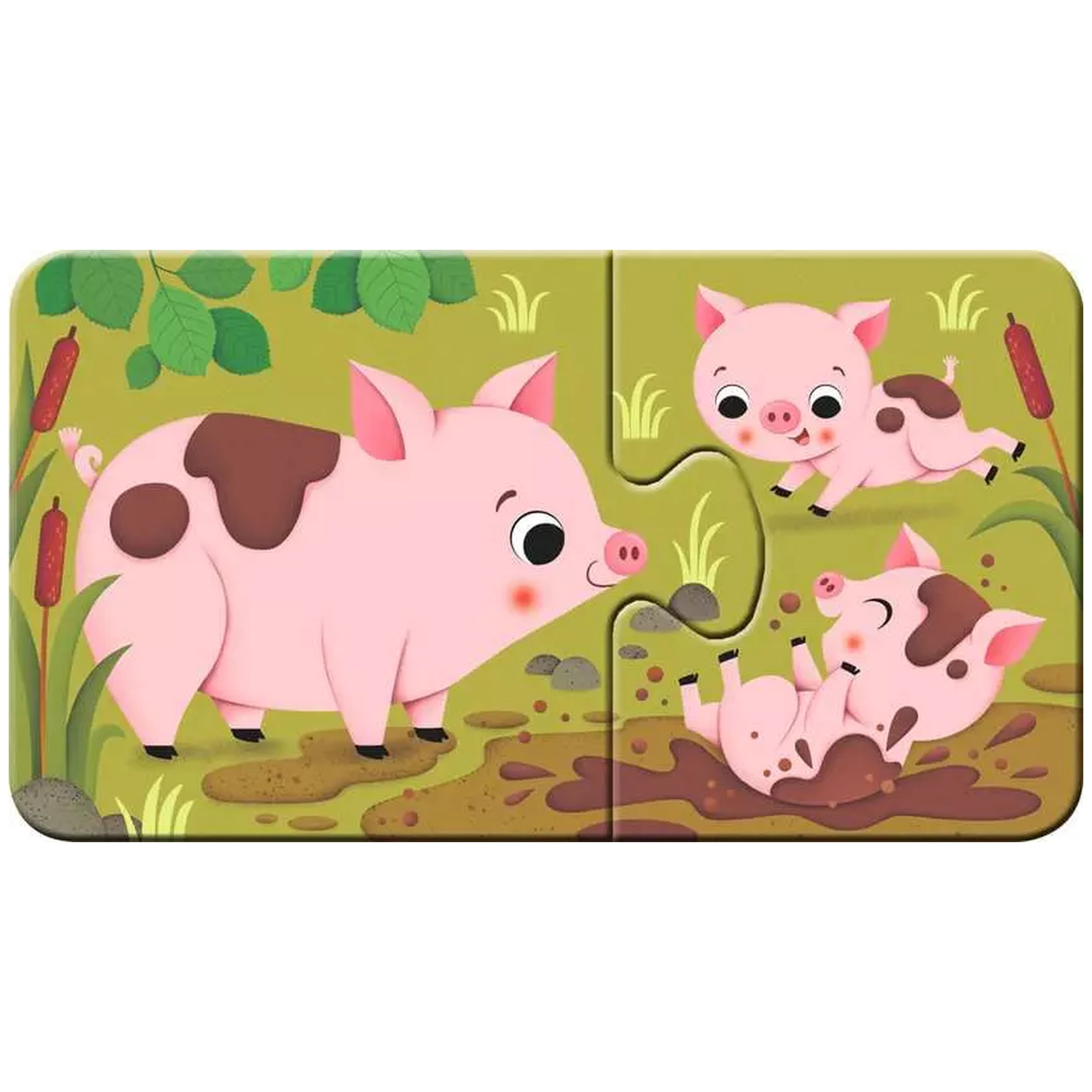 Ravensburger - Mijn Eerste Puzzel - Dieren Bij Hun Kleintjes