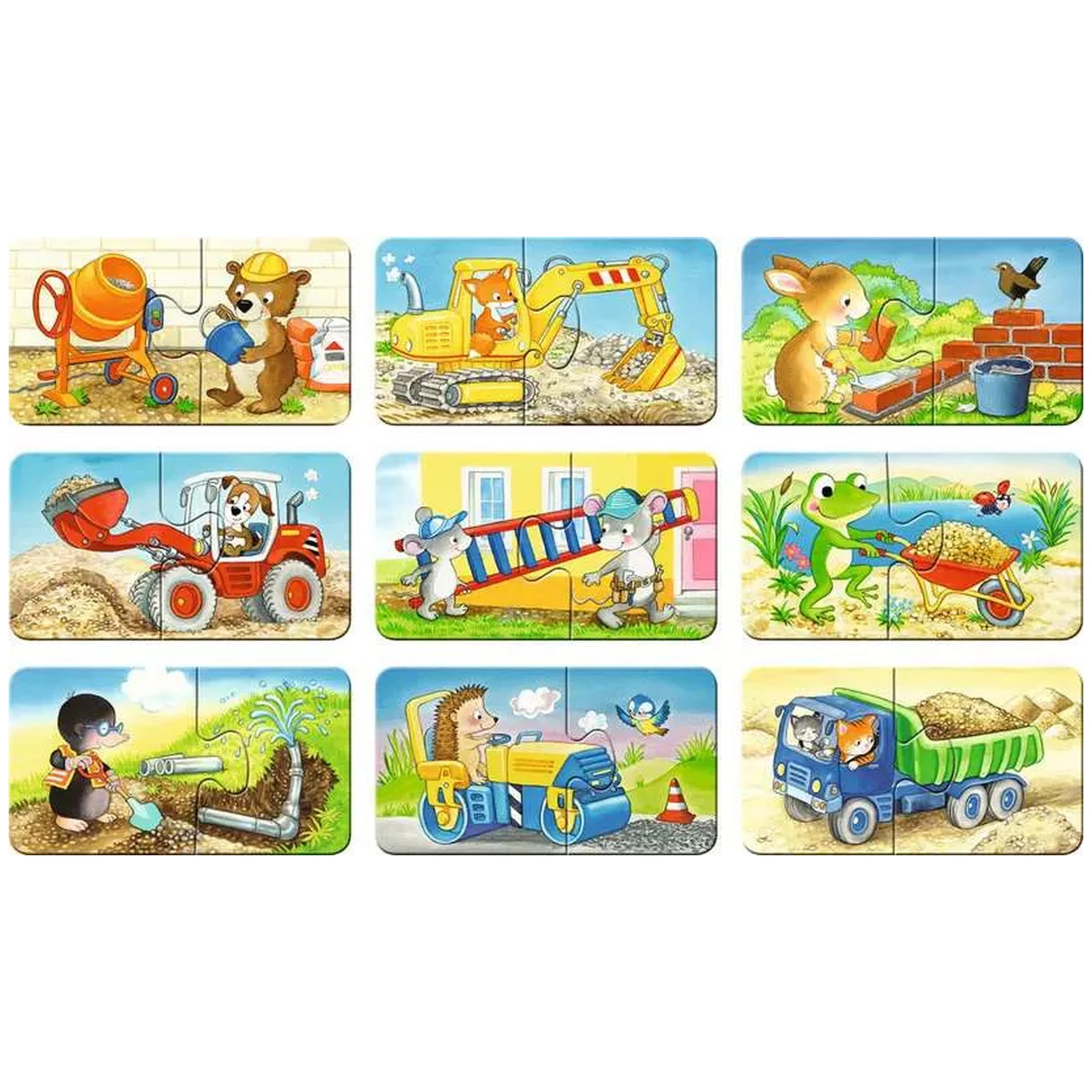 Ravensburger - Mijn Eerste Puzzel - Dieren Aan Het Werk - Puzzel