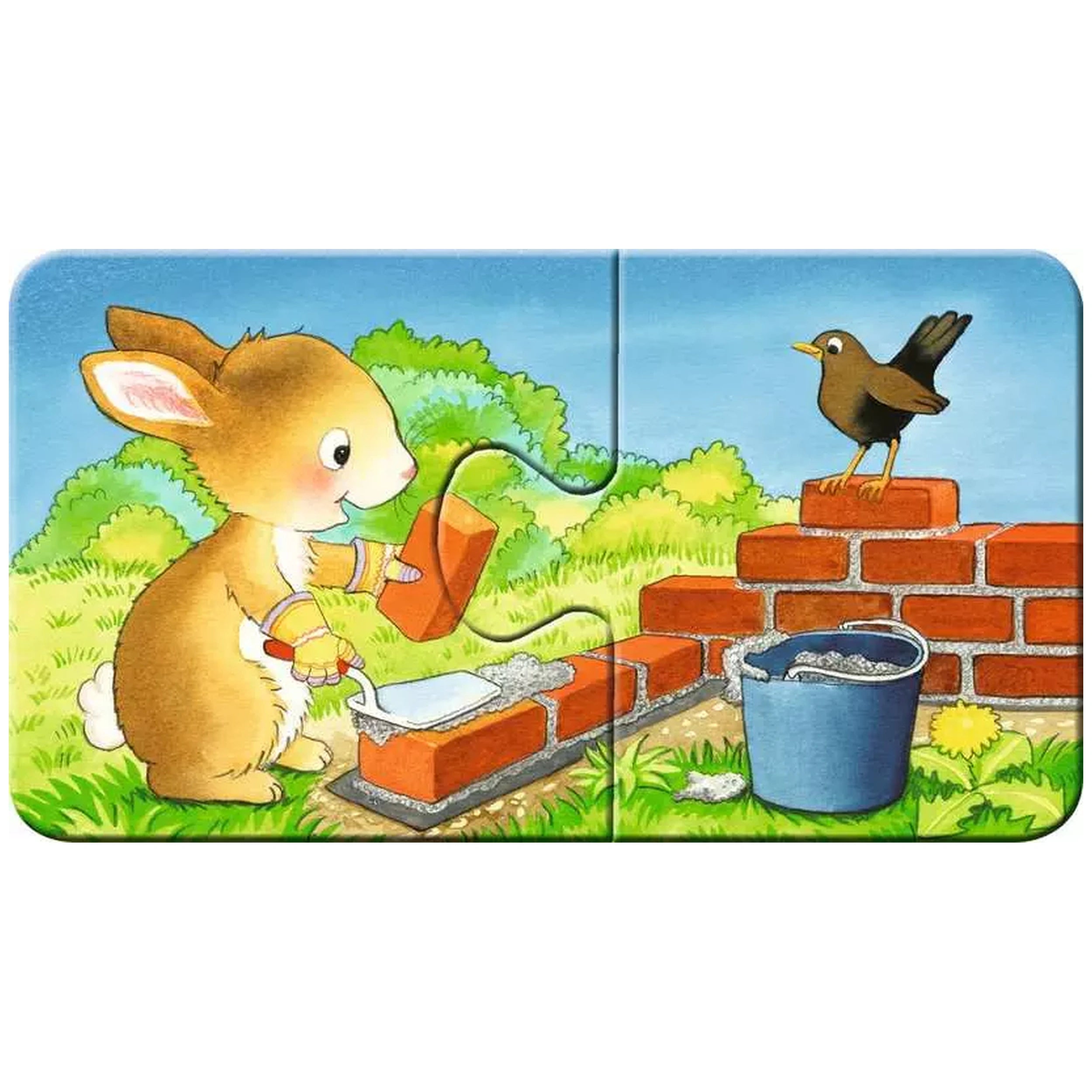 Ravensburger - Mijn Eerste Puzzel - Dieren Aan Het Werk - Puzzel