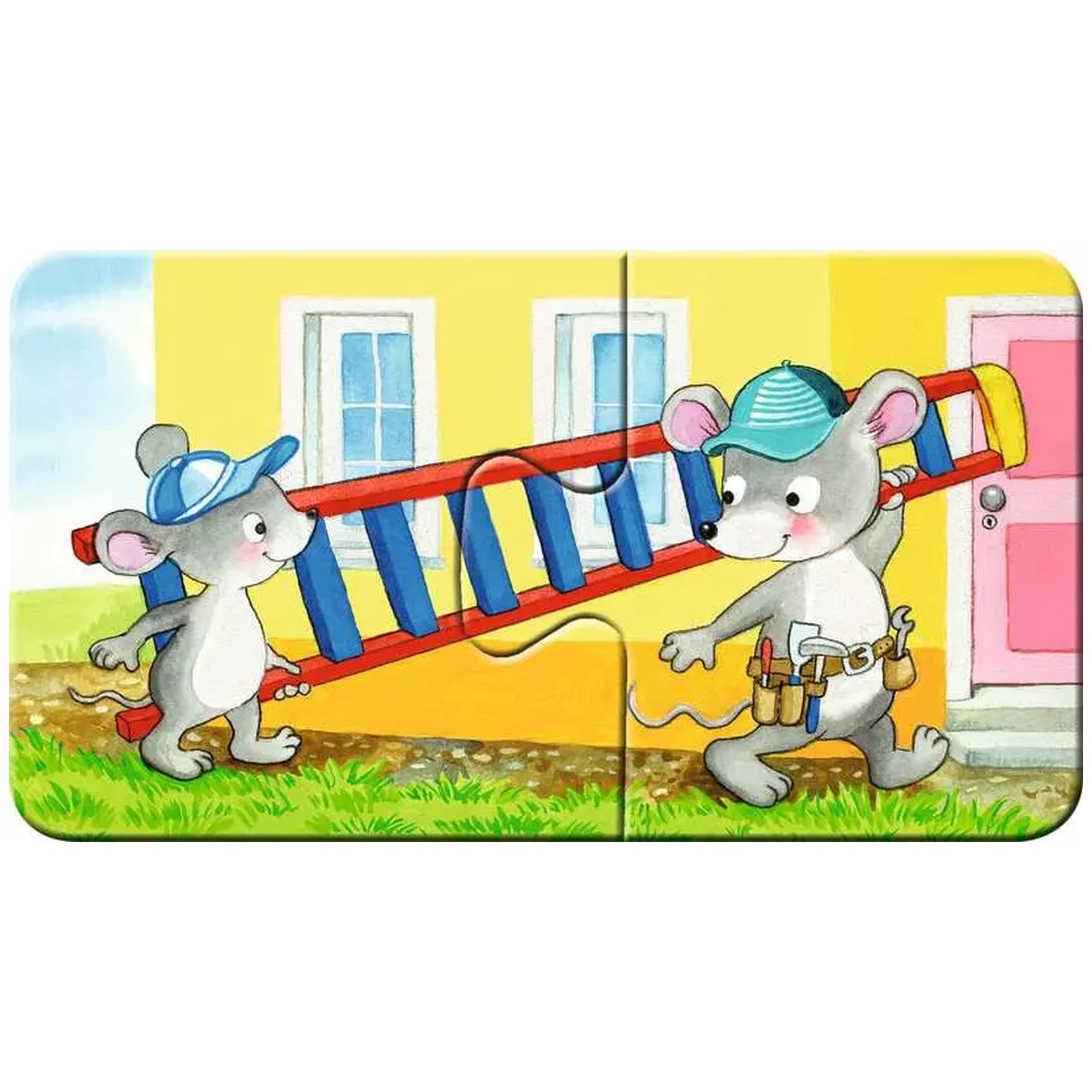 Ravensburger - Mijn Eerste Puzzel - Dieren Aan Het Werk - Puzzel