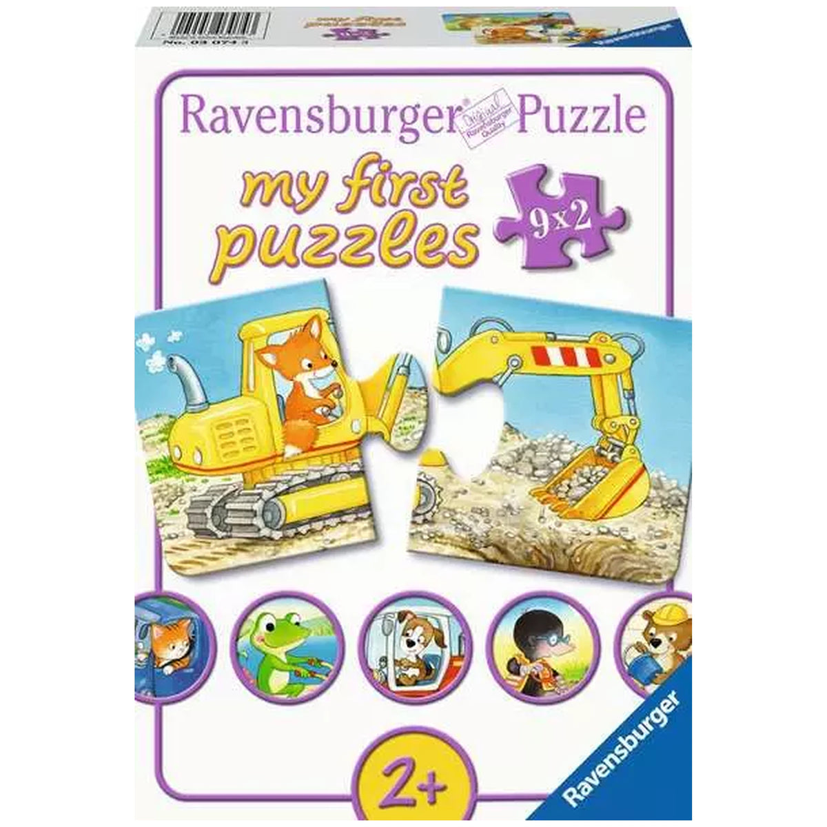 Ravensburger - Mijn Eerste Puzzel - Dieren Aan Het Werk - Puzzel