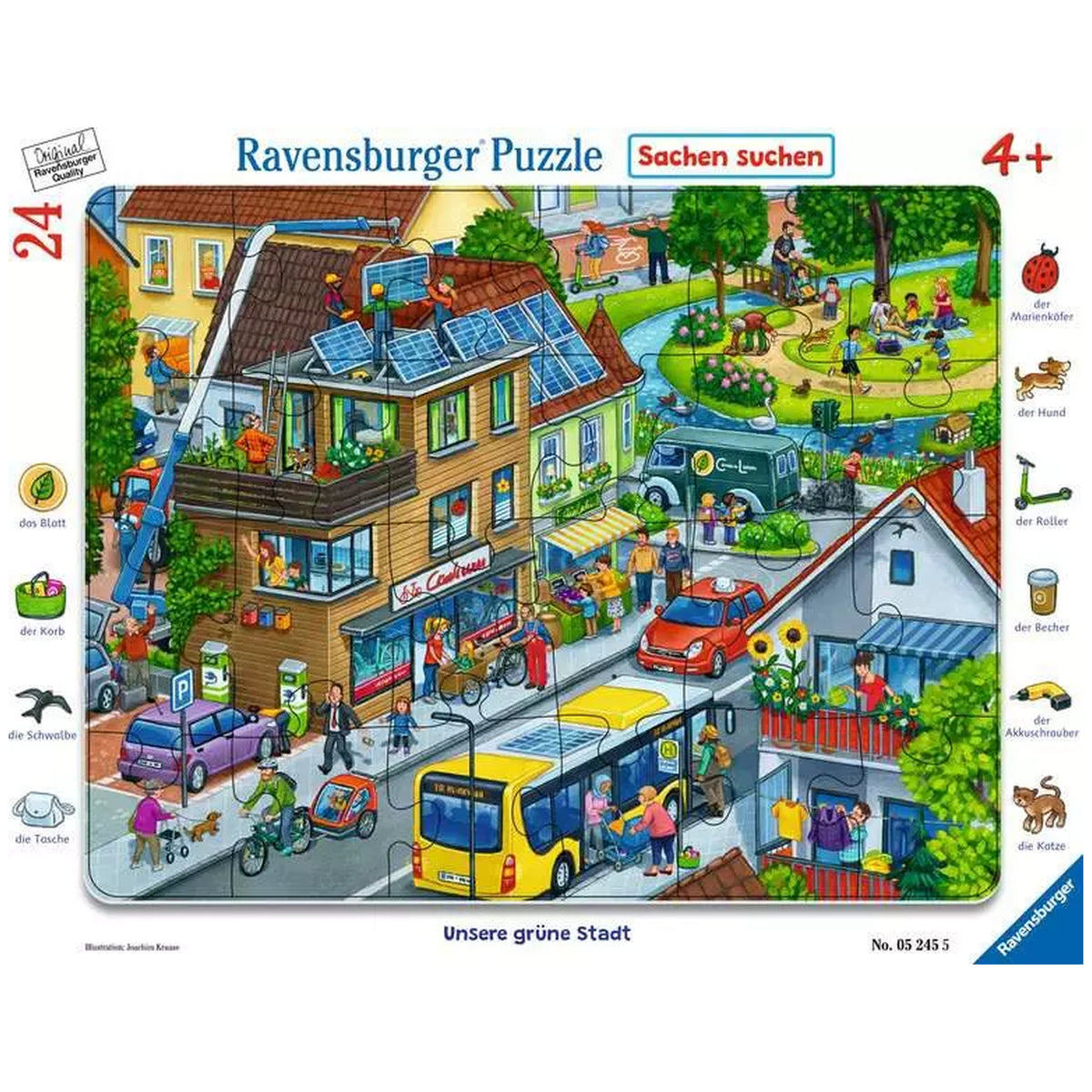 Ravensburger - Onze Groene Stad - 24 Stukken - Educatieve Puzzels