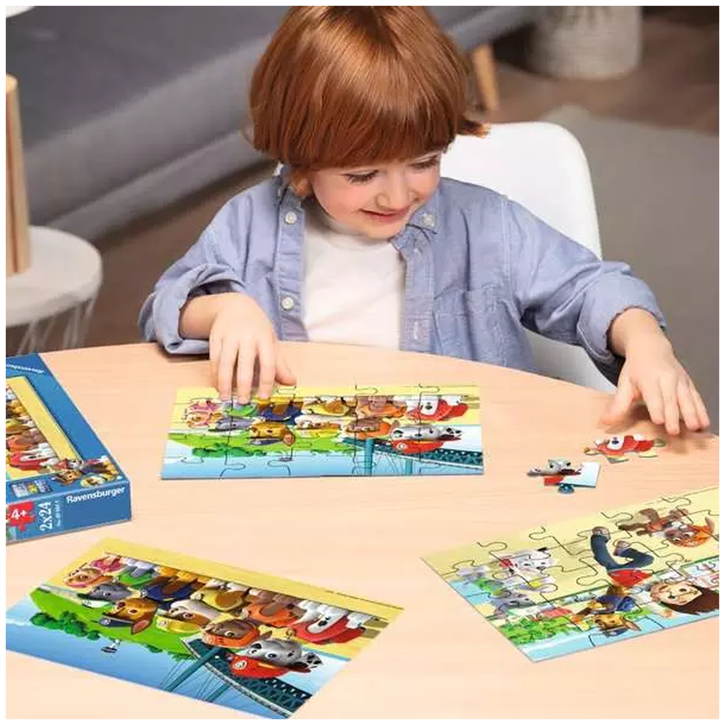 Ravensburger - Paw Patrol - Heroic Dogs - 2x24 Pieces - Puzzles