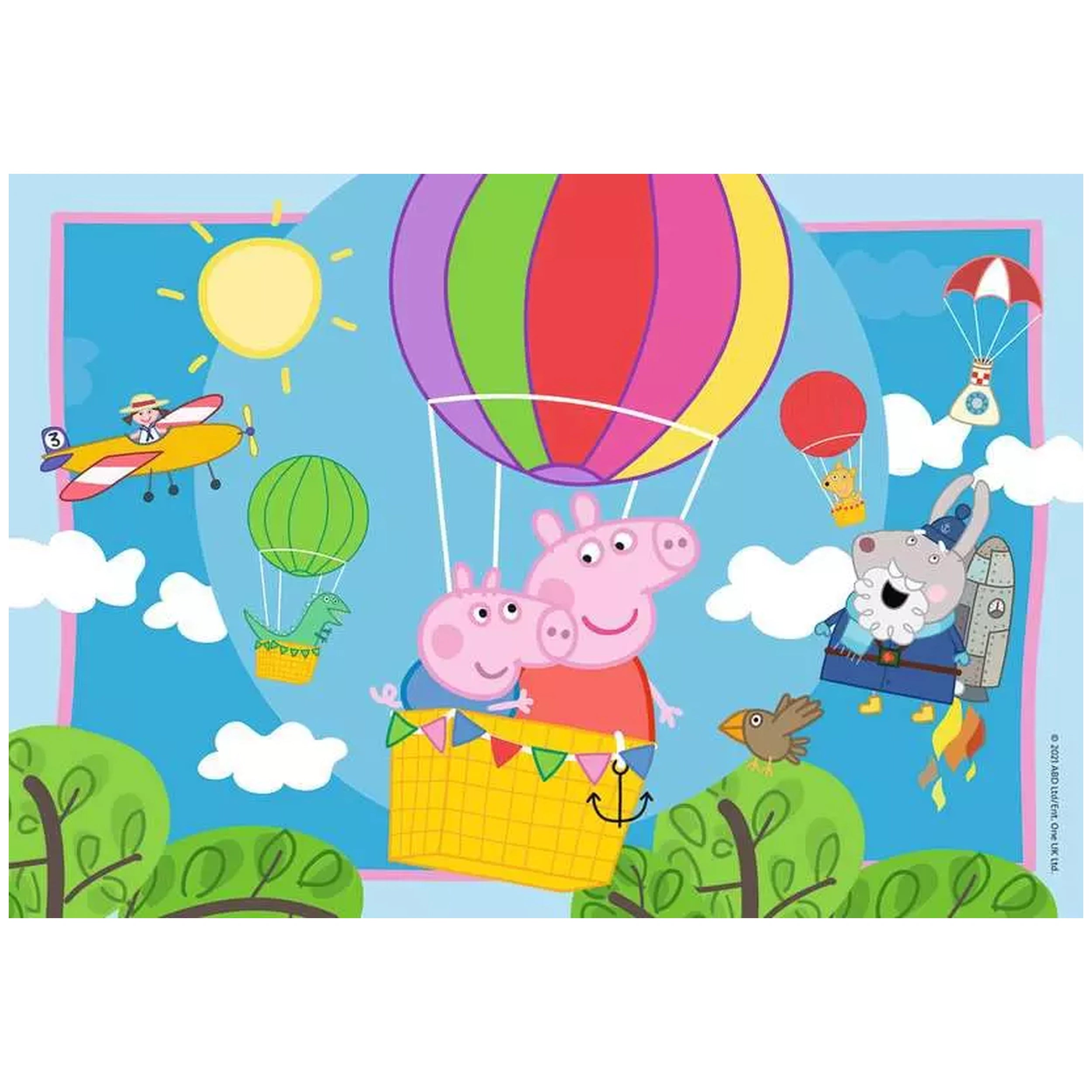 Ravensburger - Peppa Pig - Peppa's Avonturen - 2x12 Stukken - Puzzels