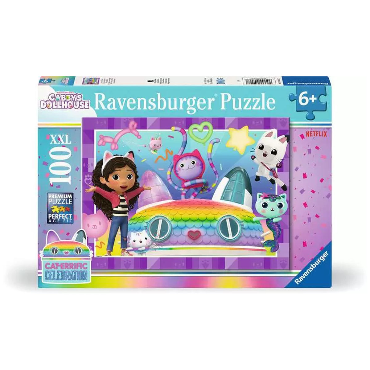 Ravensburger - Puzzel 100 Stukken XXL Gabby's Dollhouse - Puzzels