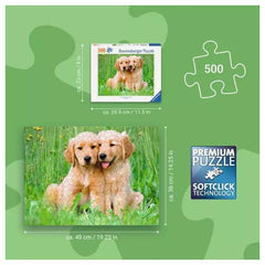 Ravensburger - Puzzels - Puppies 3 - 500 Stukken - 12 Jaar - Educatief speelgoed