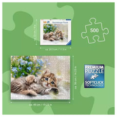Ravensburger - Puzzels - Puppies 500 stukjes - Karton - 12+ Jaar - Educatief