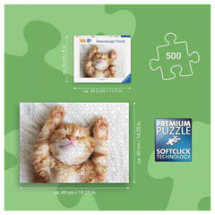 Ravensburger - Puzzels - Puppies 500 stukjes - Karton - 12+ Jaar - Educatief