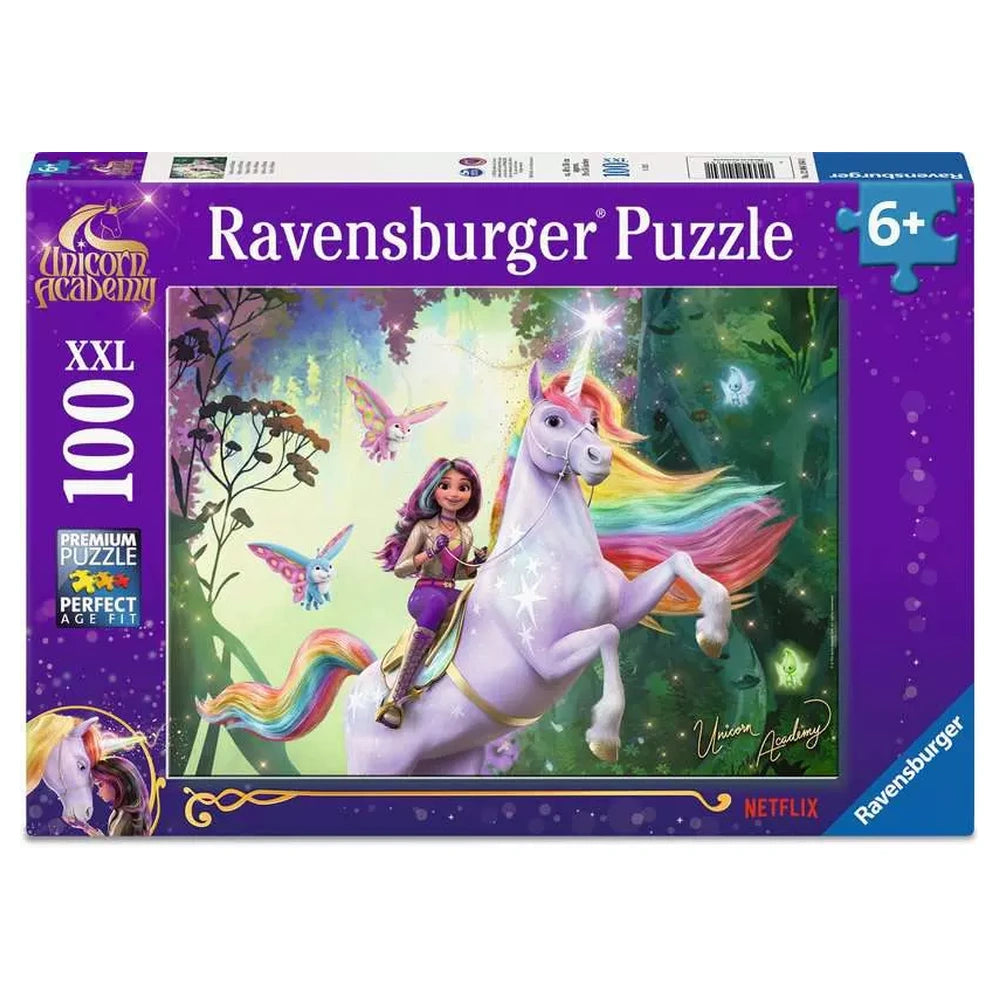 Ravensburger - Puzzles - Unicorn Academy 100 XXL - 6 Years - Educational Play