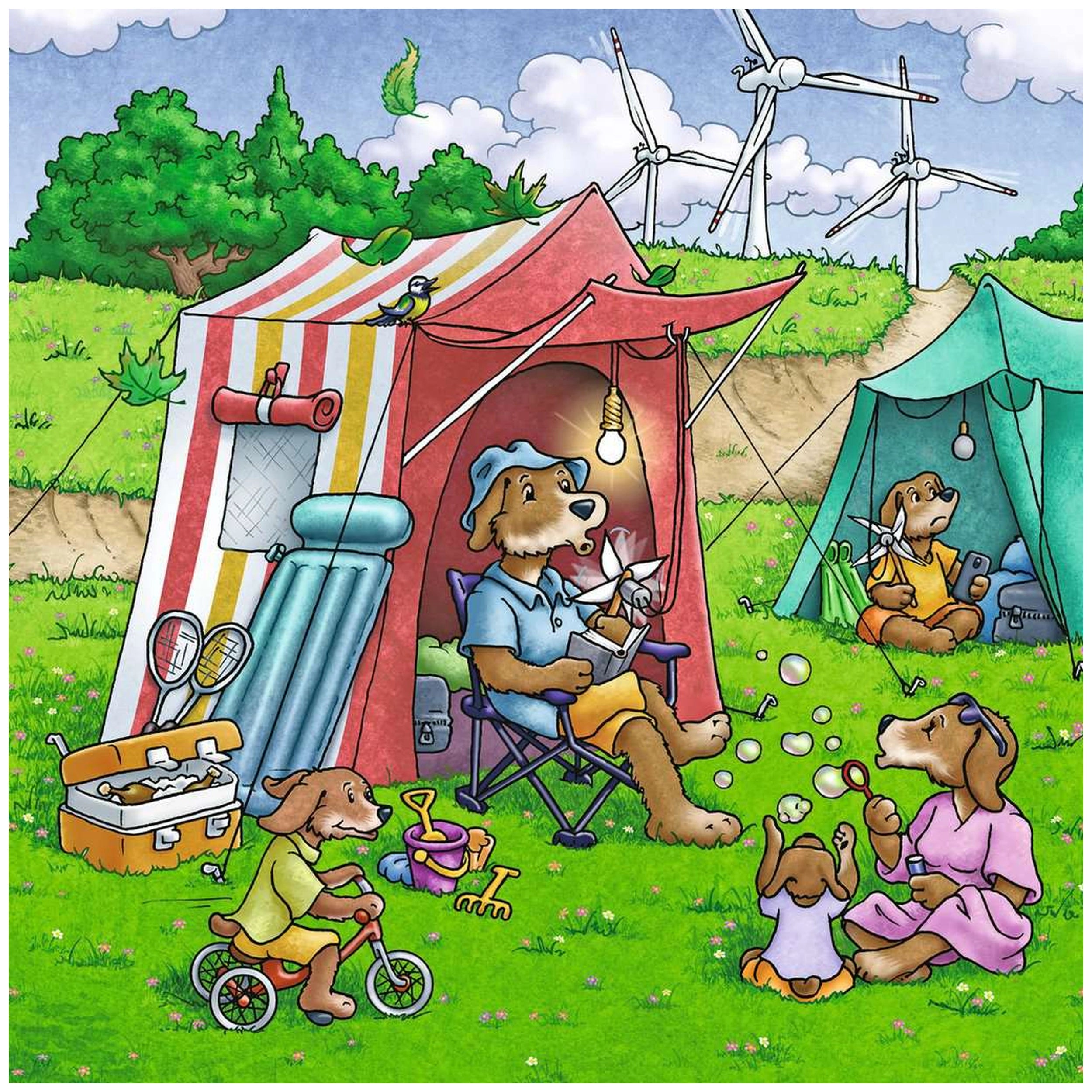 Ravensburger - Laad je batterijen op - 3x49 Stukken - Puzzel