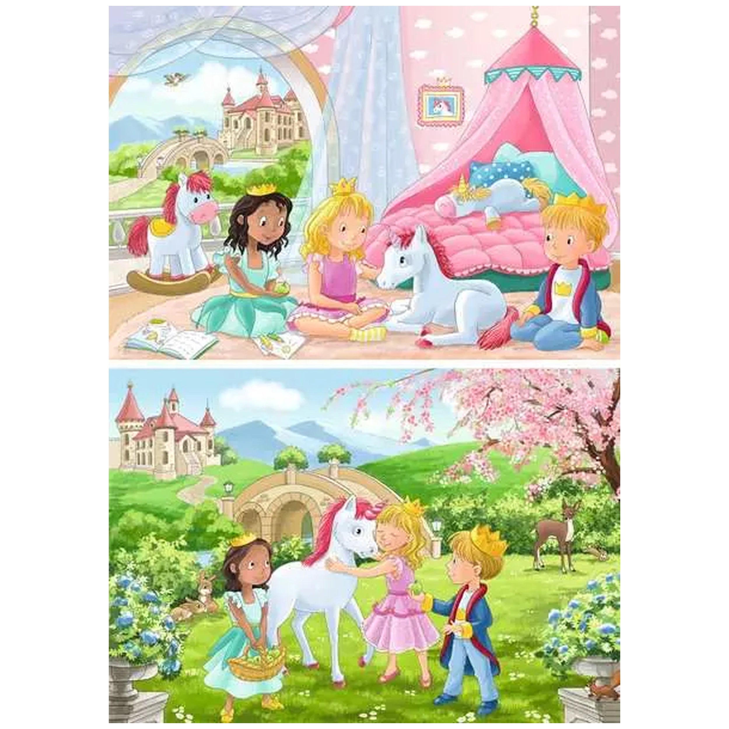 Ravensburger - Royal-Vriendschap-2x12-Stuk-Puzzel-Puzzels