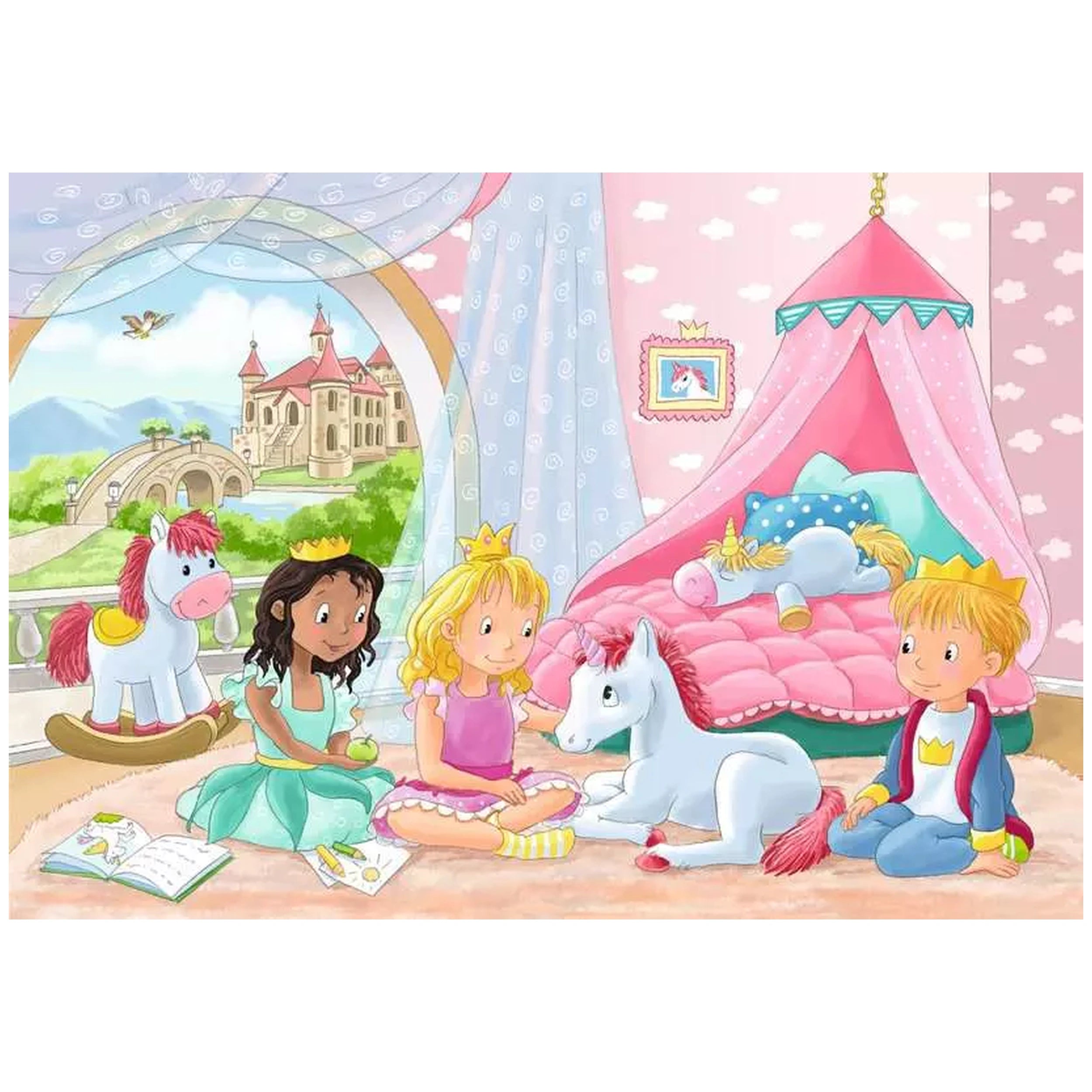 Ravensburger - Royal-Vriendschap-2x12-Stuk-Puzzel-Puzzels